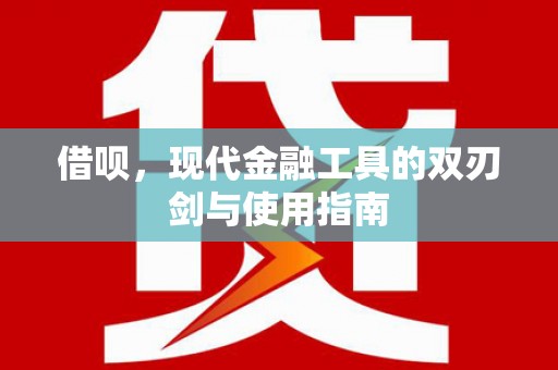 善化借呗，现代金融工具的双刃剑与使用指南