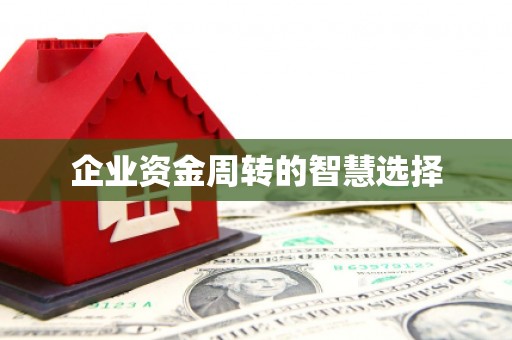 善化企业资金周转的智慧选择