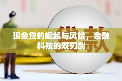 善化现金贷的崛起与风险，金融科技的双刃剑