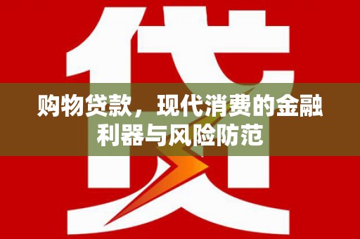善化购物贷款，现代消费的金融利器与风险防范