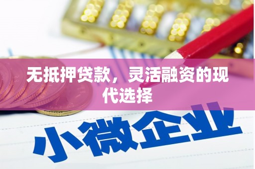 善化无抵押贷款，灵活融资的现代选择