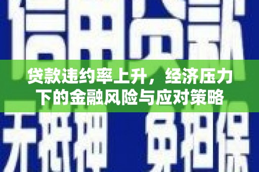 善化贷款违约率上升，经济压力下的金融风险与应对策略