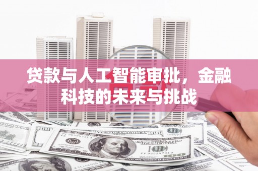 善化贷款与人工智能审批，金融科技的未来与挑战