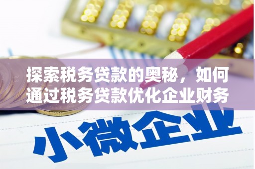 善化探索税务贷款的奥秘，如何通过税务贷款优化企业财务