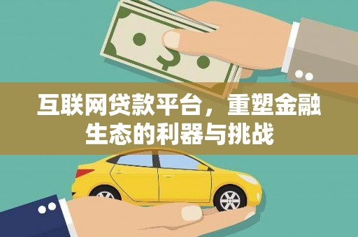 善化互联网贷款平台，重塑金融生态的利器与挑战