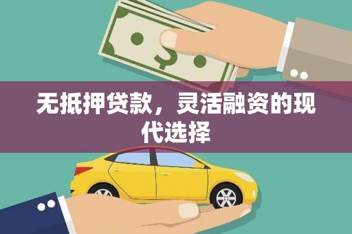 善化无抵押贷款，灵活融资的现代选择