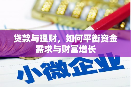 善化贷款与理财，如何平衡资金需求与财富增长
