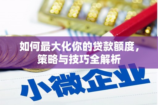 善化如何最大化你的贷款额度，策略与技巧全解析