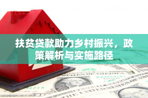 善化扶贫贷款助力乡村振兴，政策解析与实施路径