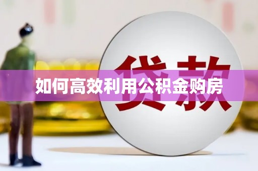 善化如何高效利用公积金购房