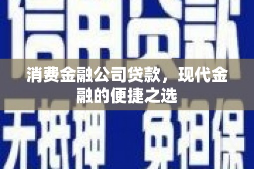 善化消费金融公司贷款，现代金融的便捷之选