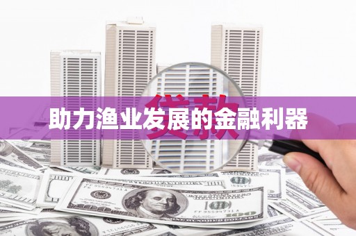 善化助力渔业发展的金融利器