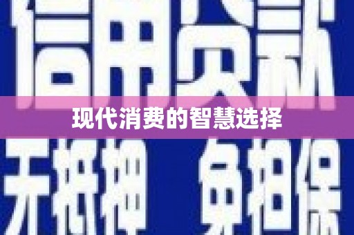 善化现代消费的智慧选择