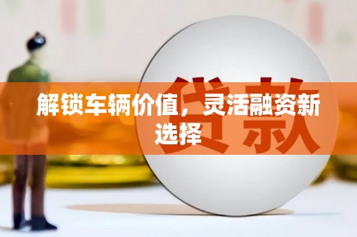 善化解锁车辆价值，灵活融资新选择