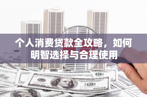 善化个人消费贷款全攻略，如何明智选择与合理使用