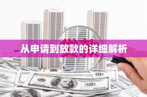 善化从申请到放款的详细解析