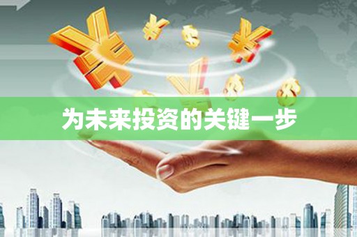 善化为未来投资的关键一步