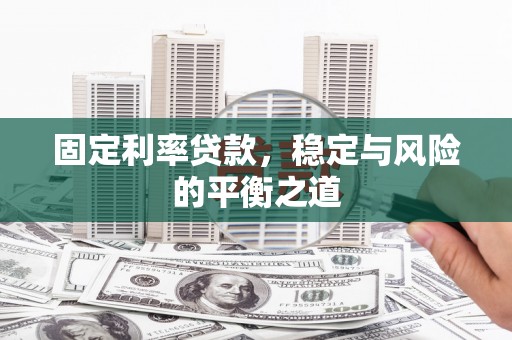 善化固定利率贷款，稳定与风险的平衡之道